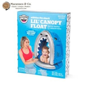 Nibbles The Shark Lil’ Canopy Float Bigmouth Inc up to 40 Lbs 12-36 Months